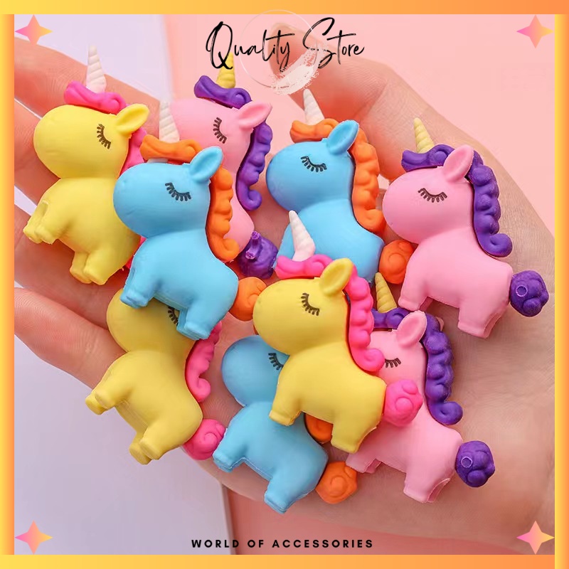 

QS - PENGHAPUS PENSIL MODEL UNICORN IMUT / STIP UNICORN LUCU ALAT TULIS