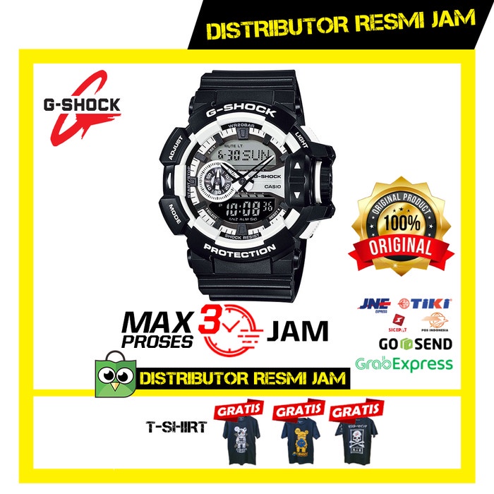 GShock GA-400-1ADR GA-400 GA400 Garansi Resmi 2 Tahun