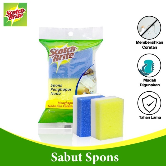 3M Scotch-Brite Magic Spons Pembersih Penghapus Noda Wall Stain Remover