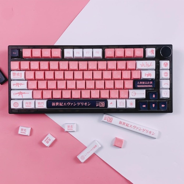 KEYCAPS PBT EVANGELION 08 XDA PROFILE SUBLIM MECHANICAL KEYBOARD