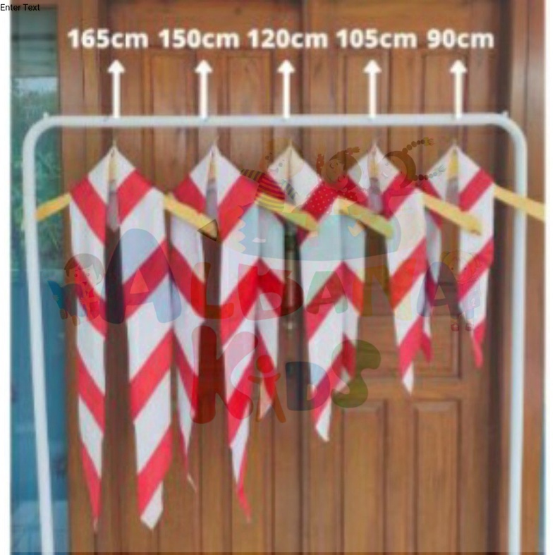 Hasduk Pramuka Set Ring SD SMP SMA Jumbo Perlengkapan Sekolah Ready