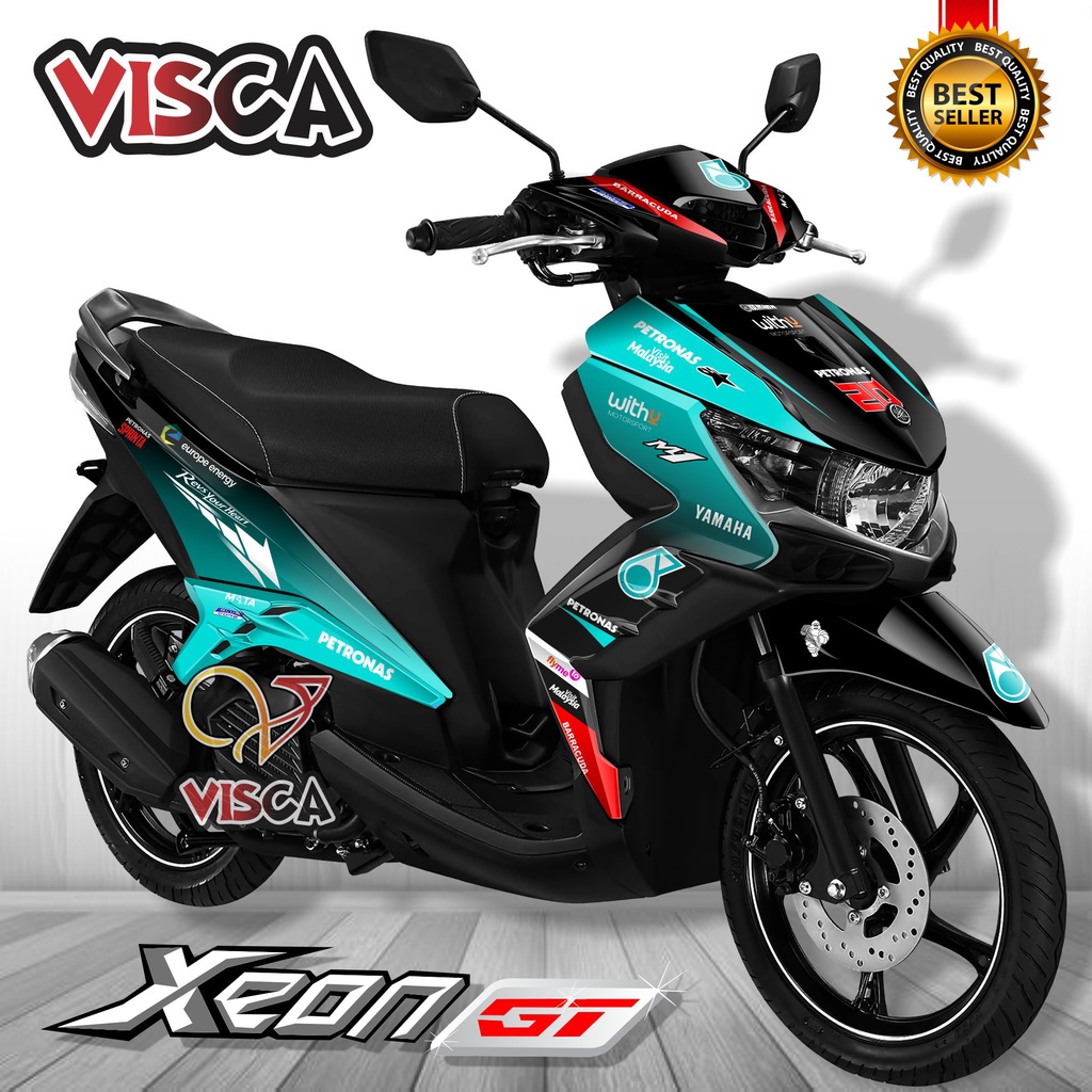 Decal Xeon GT 125 Full Body Stiker Xeon GT 125 Full Body Striping Xeon GT 125 Full Body Decal Hologr