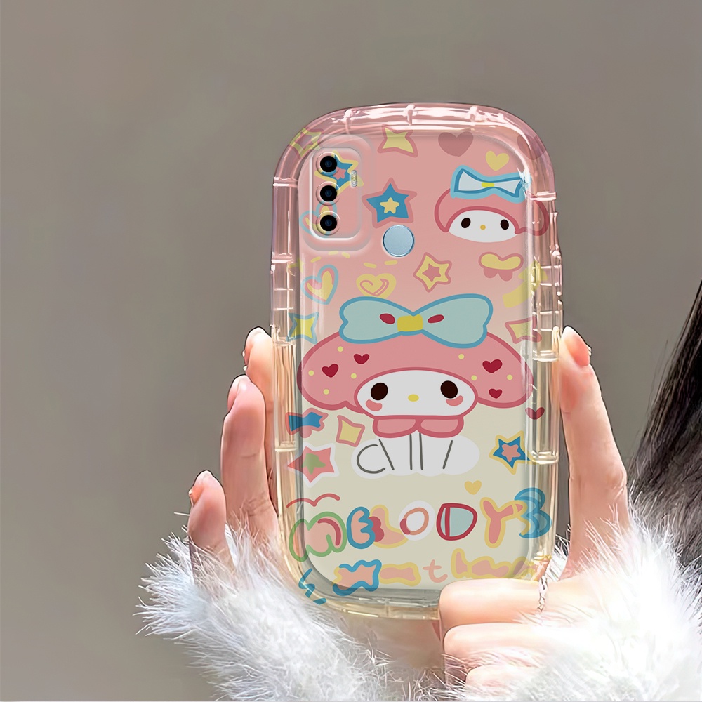 OPPO A33 A53 2020 Untuk Hp Casing Anti Jatuh Phone Case Cinnamoroll Melody Cassing Handphone Soft Cover