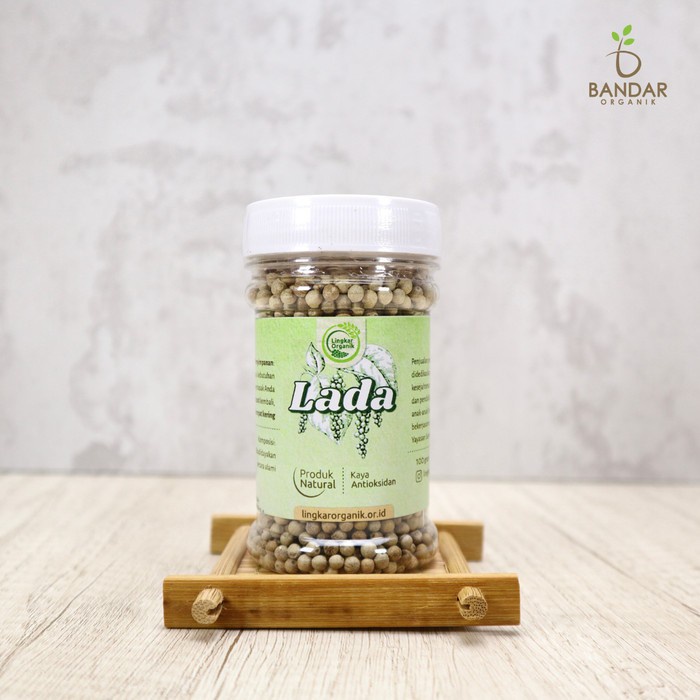 

Bisa COD Biji Lada Putih 100gr / Whole White Pepper - Lingkar Organik