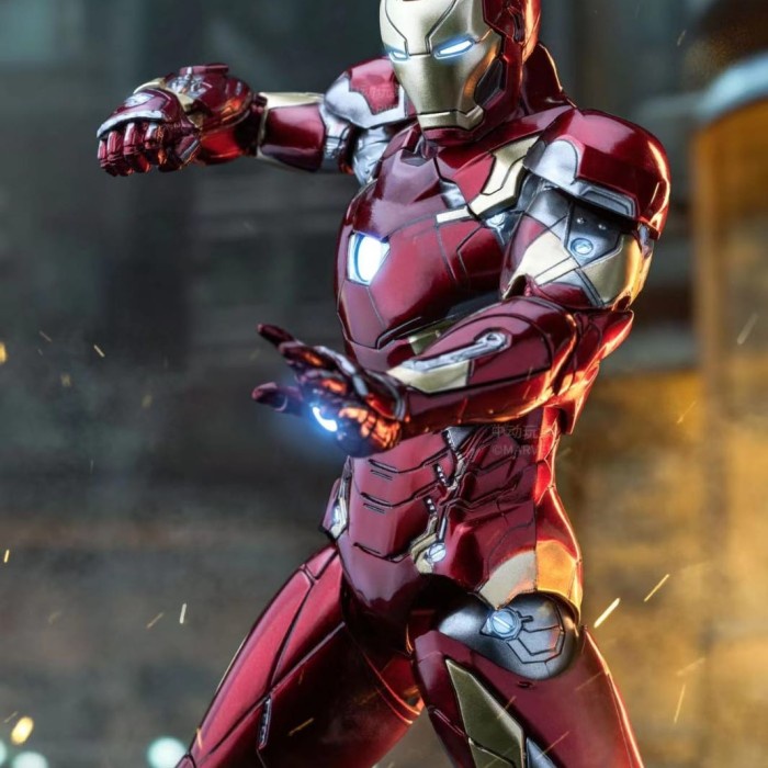 Zd Toys iron man mk46 mainan avengers mark 46 civil war figure