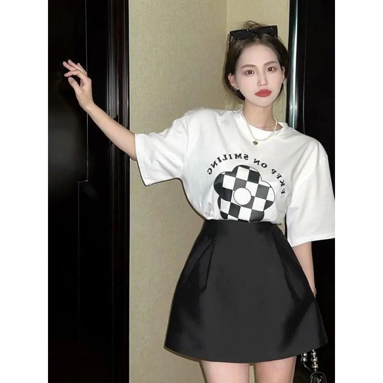 Rok Skirt Wanita Solid Sexy High Waist Short   Elegant Office  Summer Casual Hot Sale A-line Design 