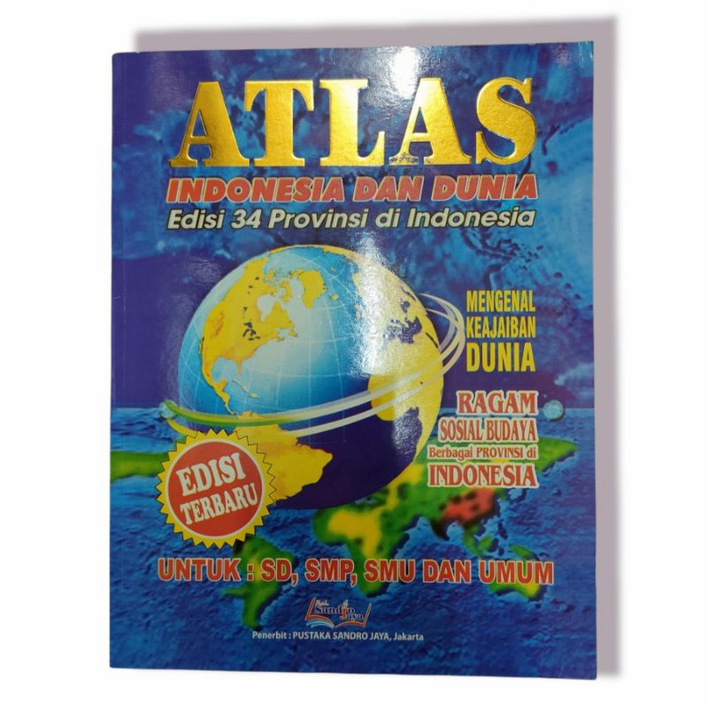 

Buku Atlas Besar Indonesia dan Dunia edisi 34 provinsi ( 1buku )