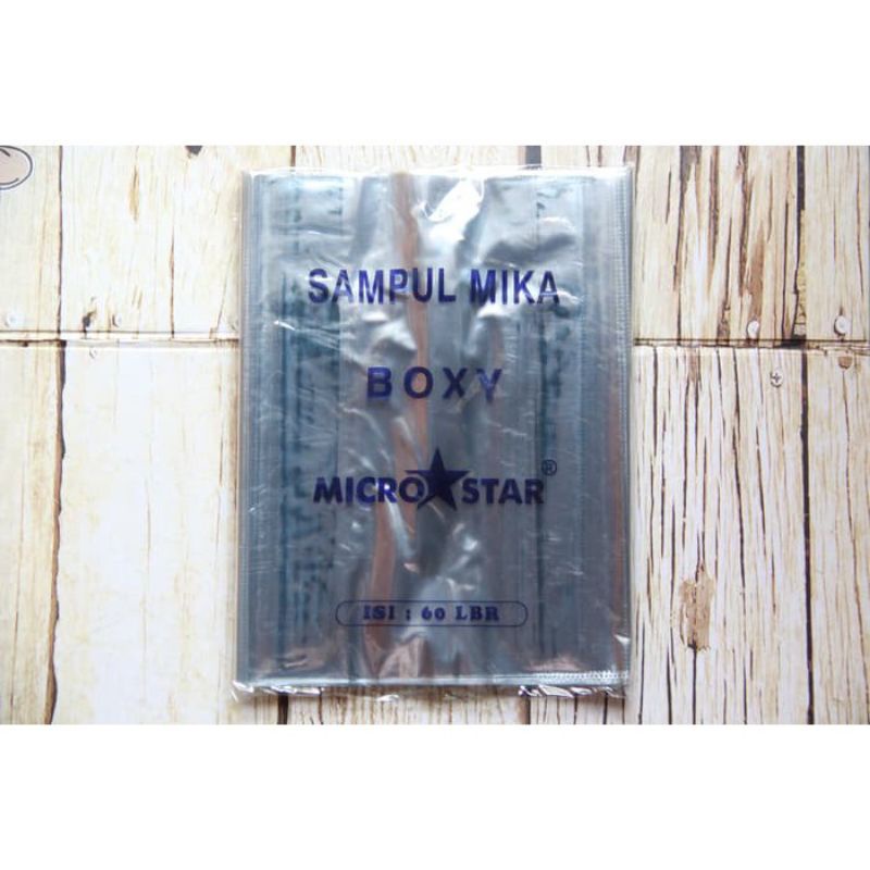 

Sampul Buku Mika Plastik Boxy ( 1pak/60lbr )