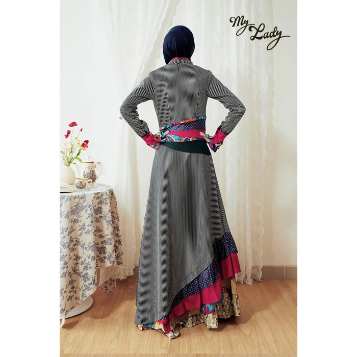 TUNEECA Gamis Freesia - T-0523012 I Gamis Mewah Elegan-5