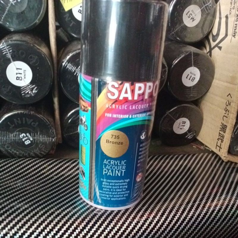 

Saporo Sapporo 735 bronze 300ml cat motor velg semprot spray pilok pilox