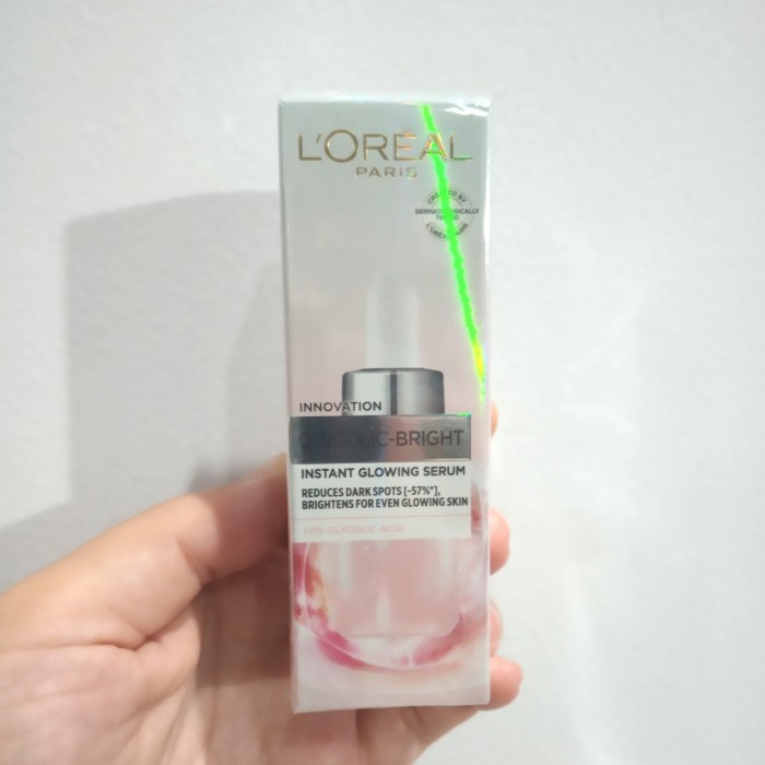 L'Oreal Loreal Paris Glycolic Acid Bright Glowing Serum 15 ml ORI