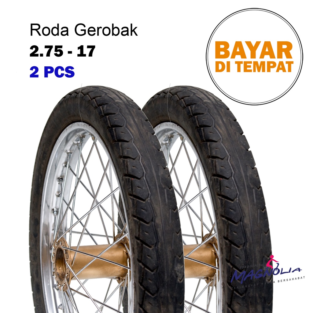 Roda Ban Gerobak Rombong Angkong Jeruji Motor 2 PCS
