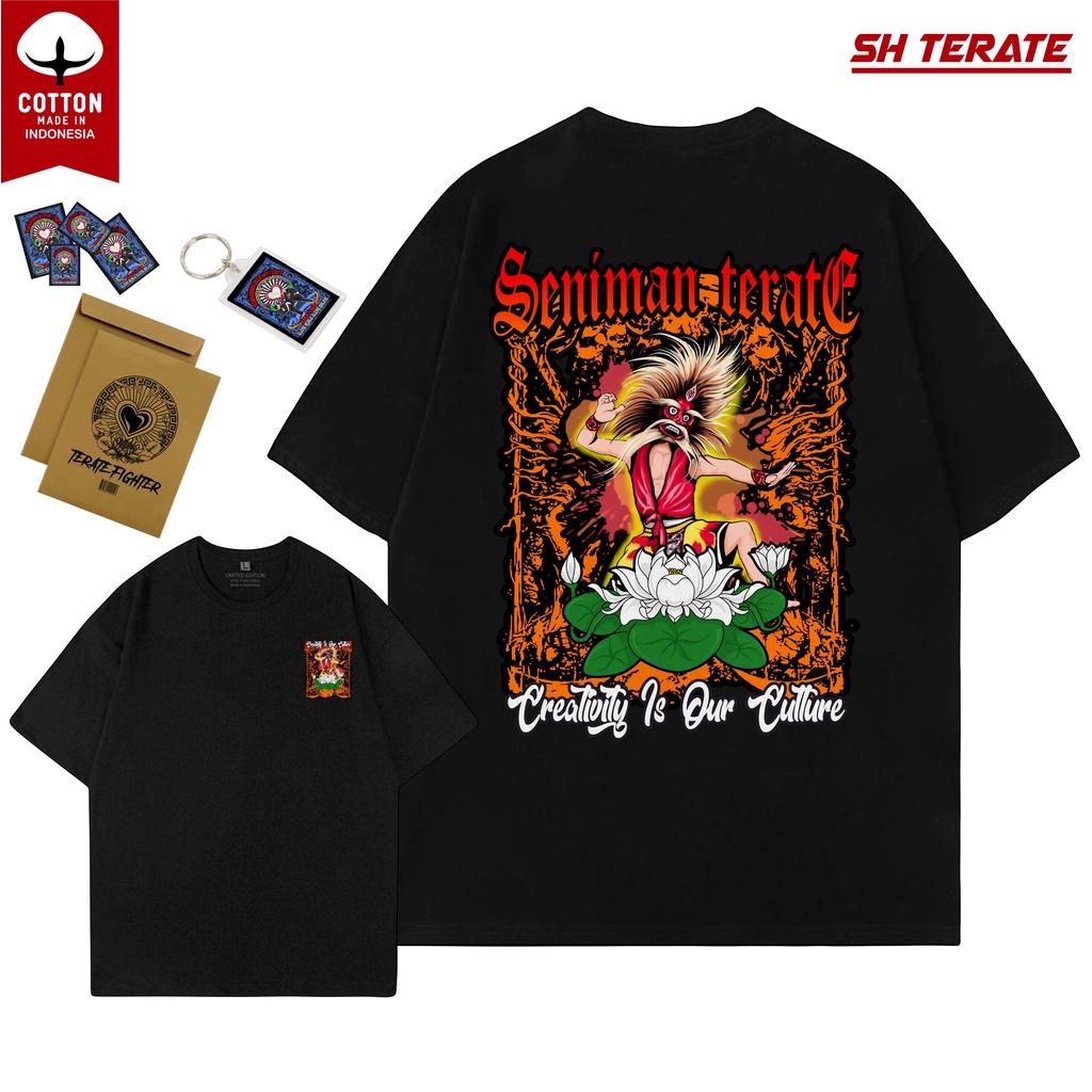 Kaos SH Terate SENIMAN TERATE GANONGAN Kaos Raja Tega Terjal Setia Hati Terate PunkSHter