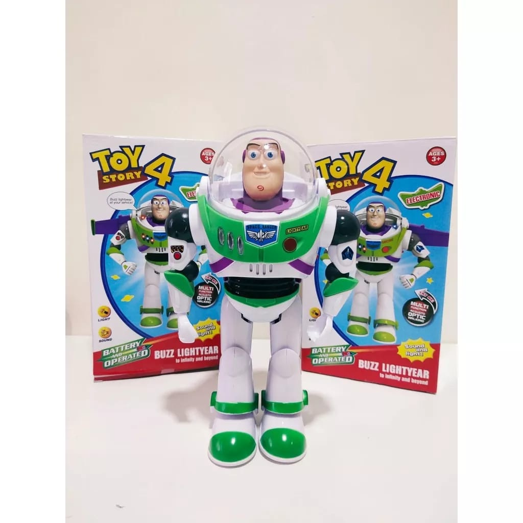 Stokready Mainan Anak Robot Toys Story Buzz Lightyear / Mainan Anak Robot Toys Story Lampu Musik