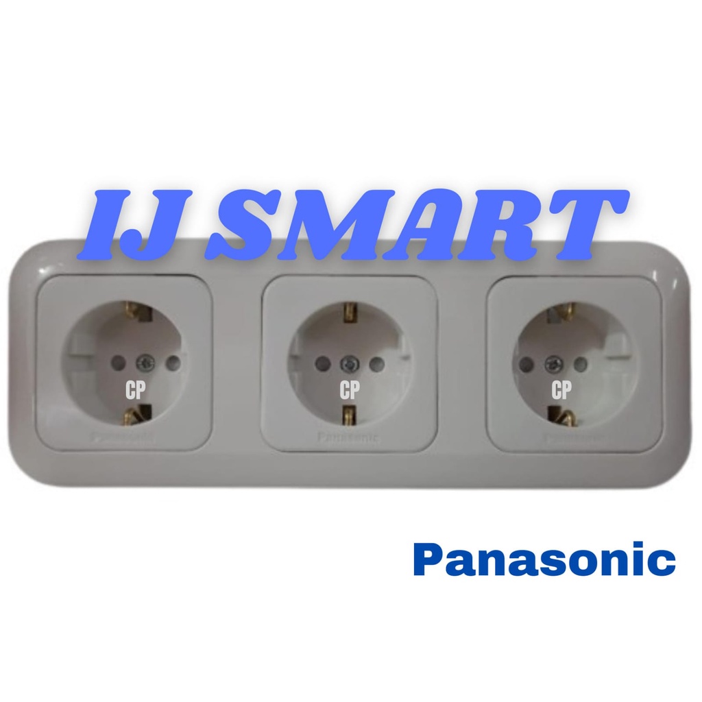 STOP KONTAK PANASONIC WIDE SERIES - 3 GANG