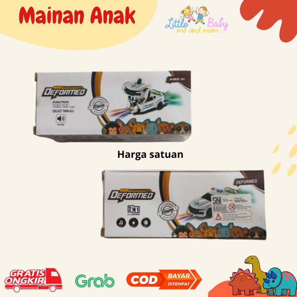 Mainan Anak Deformed Mobil Polisi Mainan Anak Mobil Polisi