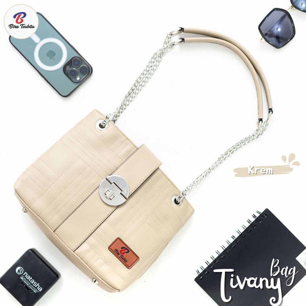 TIVANY BY BIRU TSABITA / TAS TIVANY / TAS BIRU TSABITA/ TOTEBAG KEKINIAN