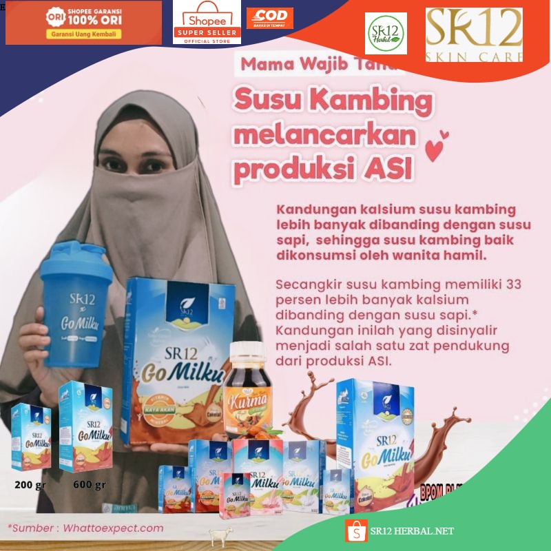 

GO MILKU SUSU KAMBING ETAWA SR12 SUSU SEHAT TANPA PEMANIS BUATAN.