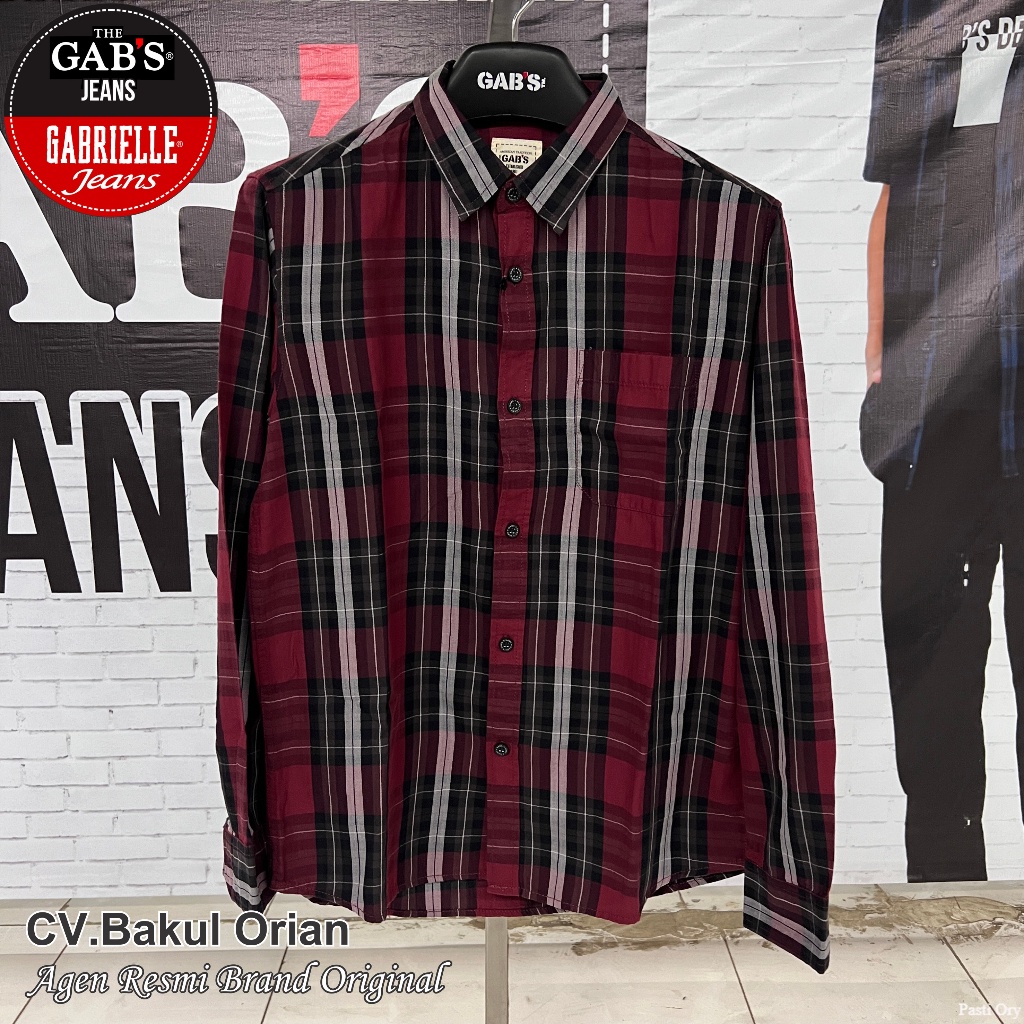 Kemeja Pria Gabrielle Original Size M no 3 Pasti Ori