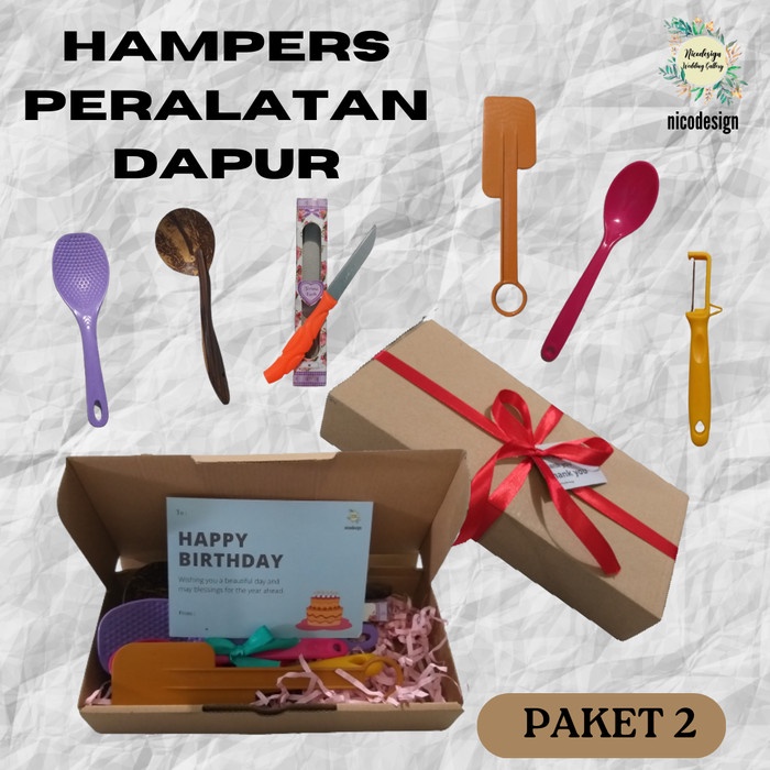 

Hampers Kado Ulang Tahun - Pernikahan - Peralatan Dapur - PAKET2, WEDDING