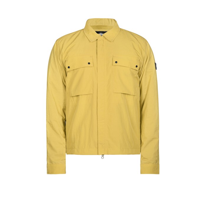 [MRN25] PRUNG Felisth Kemeja Jaket Overshirt Pria Warna Kuning - XL