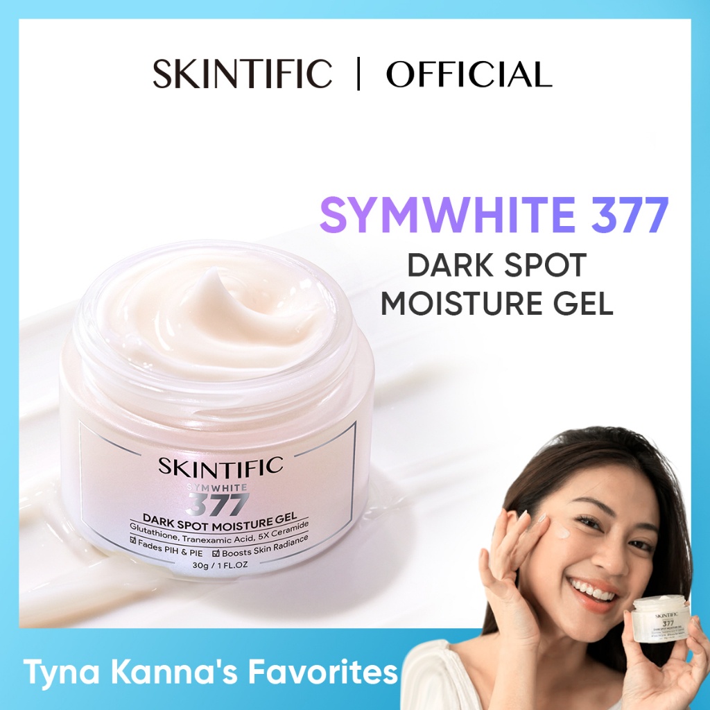 SKINTIFIC SYMWHITE 377 DARK SPOT MOISTURIZER GEL 30G - CREAM MENYAMARKAN FLEK HITAM UNTUK MENCERAHKA