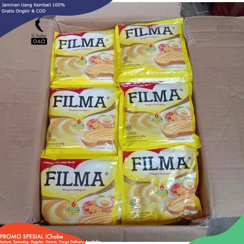 

[BISA COD] DS Filma Margarine Mentega Sachet 200gr 1 dus isi 60