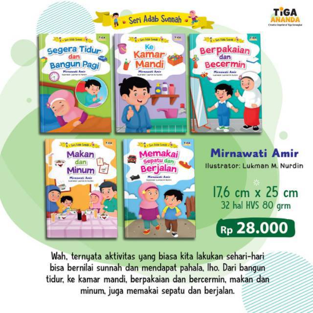 Buku Anak Seri Adab Sunnah