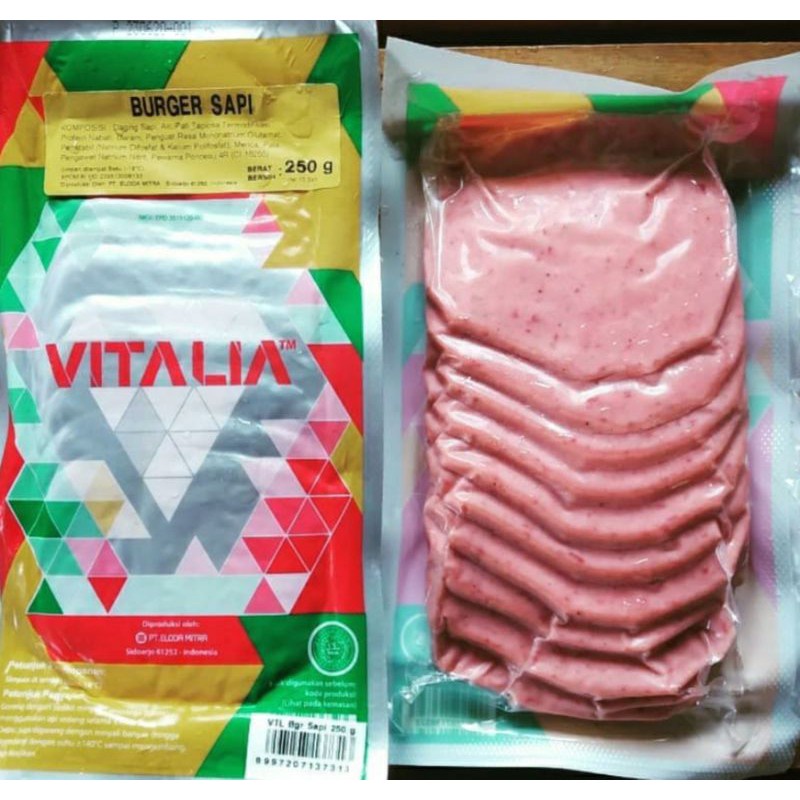 

Vitalia Daging Sapi Burger Isi 10 - Semesta Frozen Food