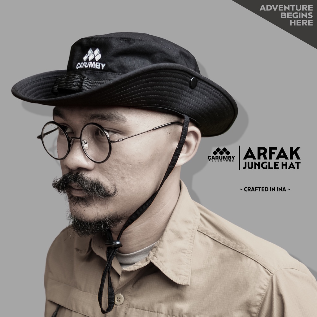 Topi Gunung Rimba Lapangan Arfak Carumby Adventure Pria Wanita