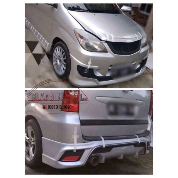 bodykit toyota avanza old trd adaptasi 2006 2007 2008 2009 2010 2011