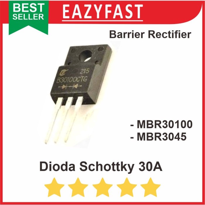 Dioda Schottky 30A MBR3045 MBR30100 30 A Barrier Rectifier Diode D
