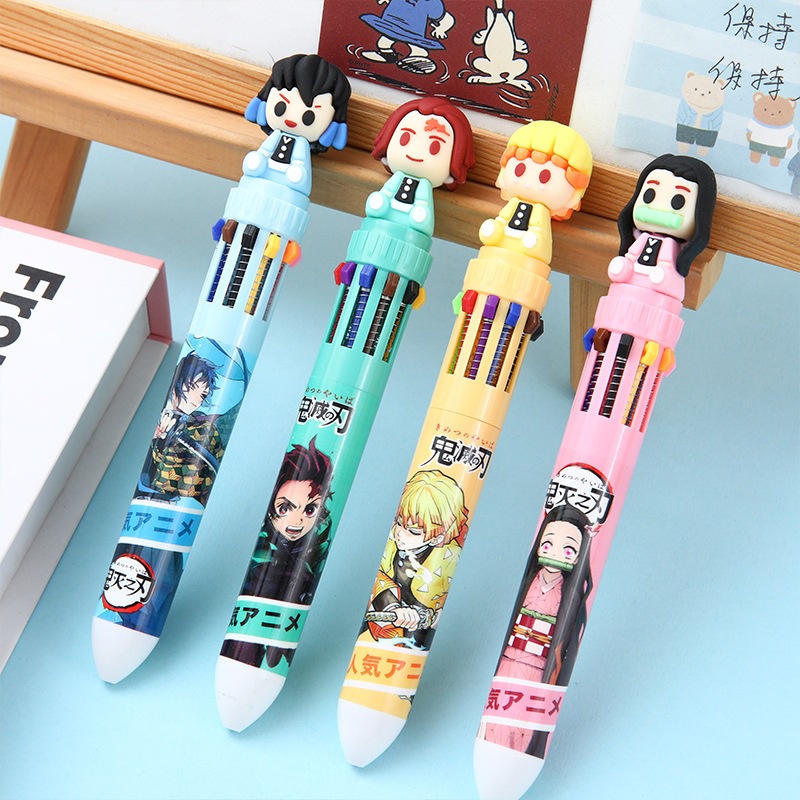 

TERMURAH PULPEN 10 WARNA KARAKTER BONEKA DEMON SLAYER CUTE / PULPEN MEKANIK 10 WARNA KARAKTER DEMON SLAYER 3D CUTE ATK