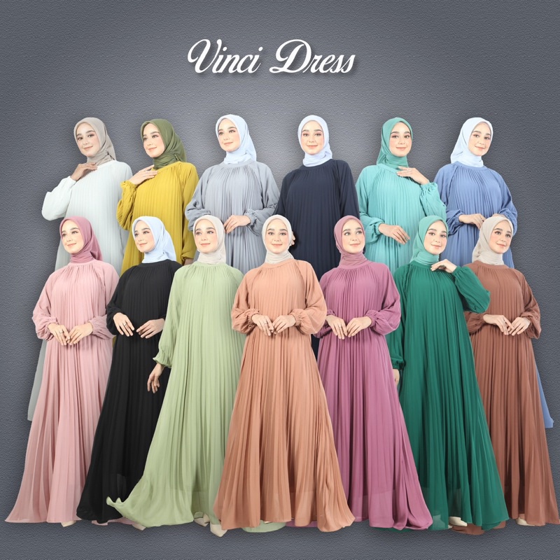 [LUMIRA] VINCI DRESS GAMIS PLISKET PREMIUM DRESS TERBARU CERUTY BABY DOLL
