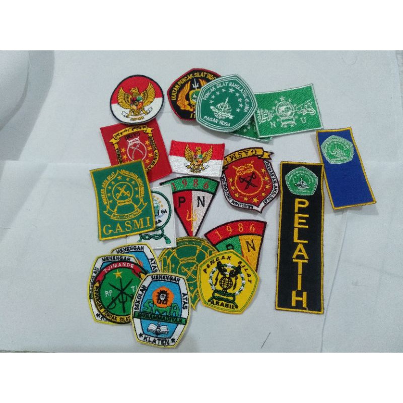 Bordir Bordir Bordir Custom murah / Bordir logo custom / jasa bordirbisa pesan satuan