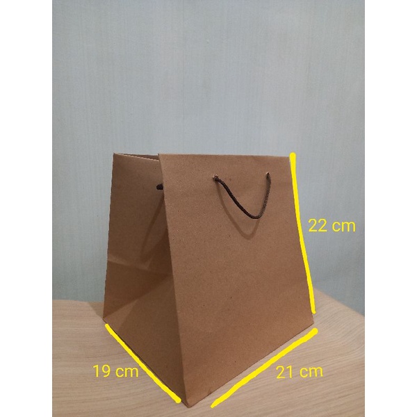 

NEEDS By NL Paper bag polos cokelat R8