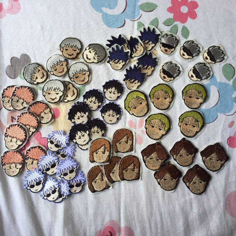 Bordir Bordir Patch Bordir Anime Jujutsu kaisen Haikyuubisa pesan satuan