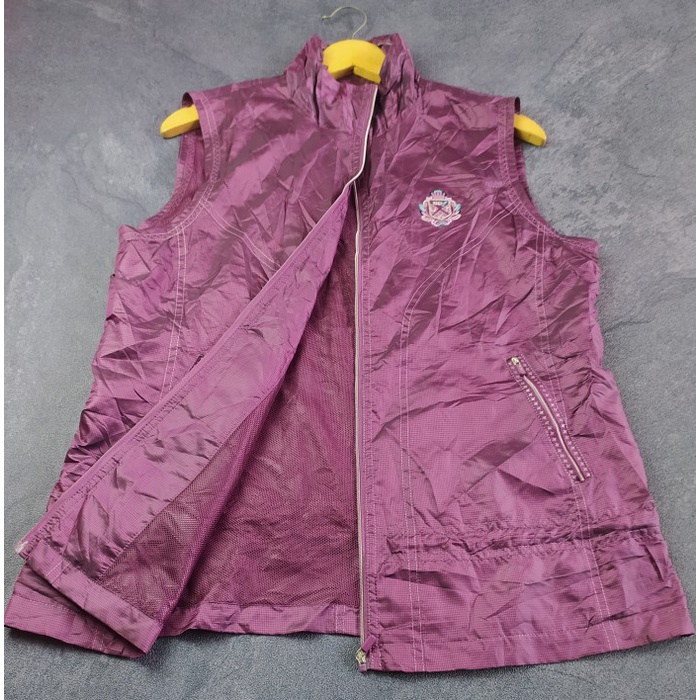 VEST ROMPI SPORT WANITA WARNA PURPLE BRAND SGF SUPERIOR SIZE L