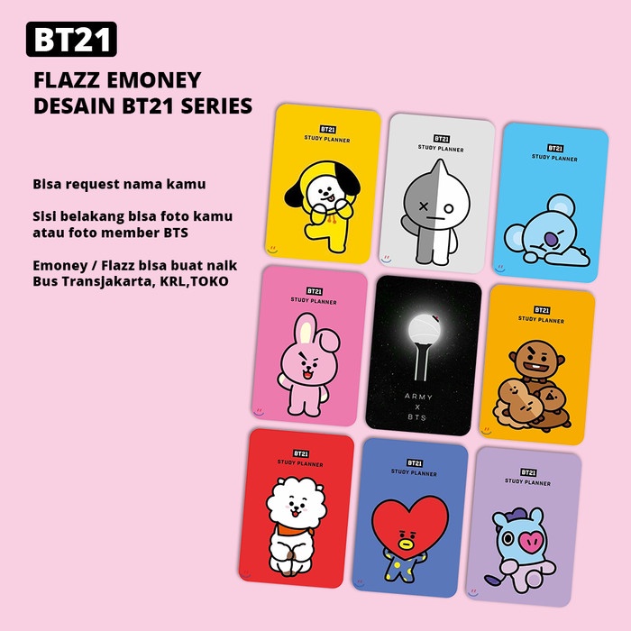 Custom BT21 Member Emooney Flazz gen 2 | BT21 Member BTS