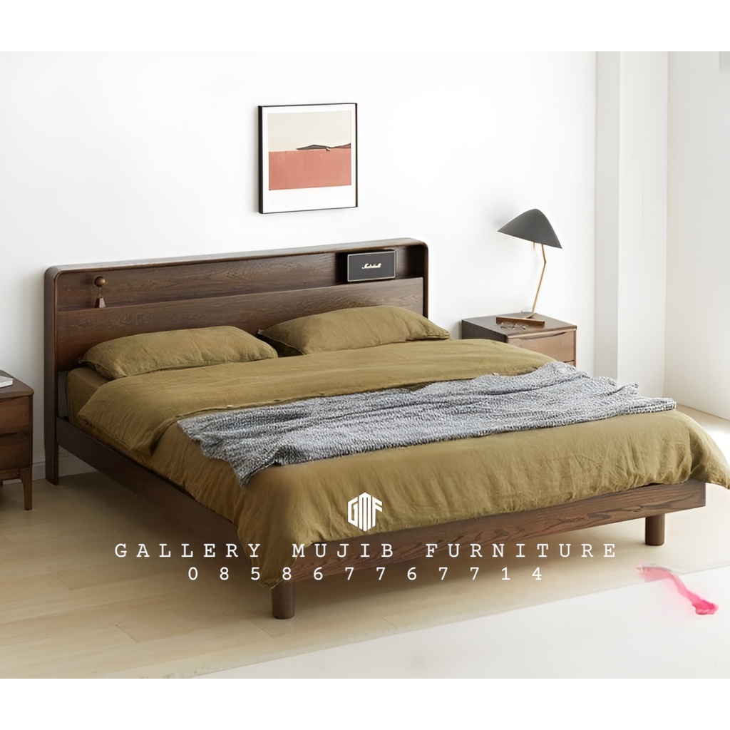 Divan Kayu Dipan Tempat Tidur Minimalis Dipan Kayu Jati 160x200