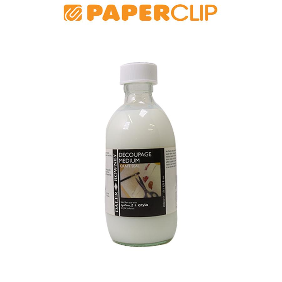 

ACRYLIC MEDIUM DECOUPAGE CRAFT SEAL DALER ROWNEY 128300026 300ML
