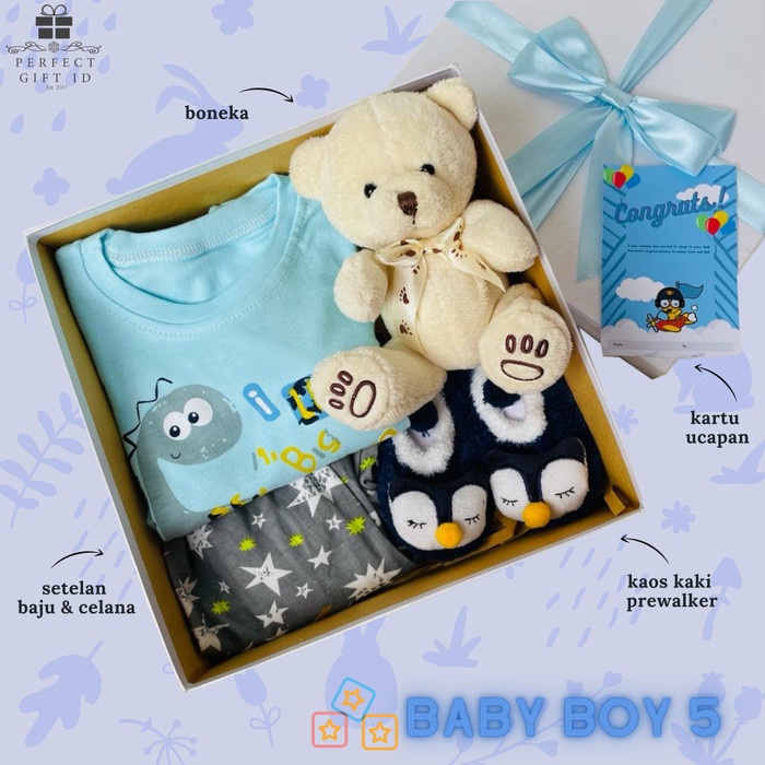 

PROMO- Hampers Bayi Laki-laki Hampers Baby Girl Newborn BabyGift Kado Lahiran - BABY BOY 5