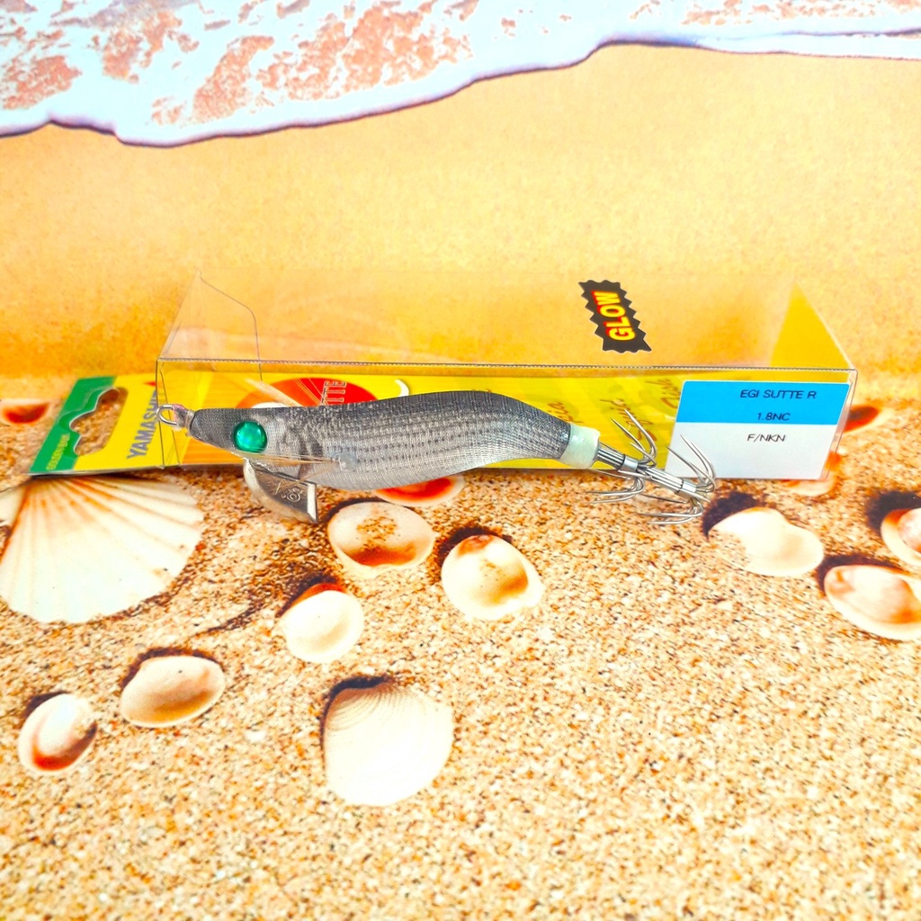 R 1.8 ABU MACAN GLOW Yamashita EGI Sutte 54mm 5gr umpan cumi ORIGINAL