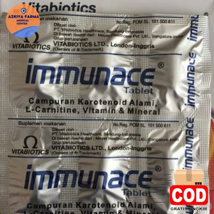 ready- immunace vitabiotics hrg/strip originale