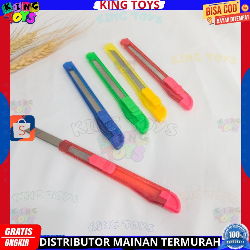 

( BISA COD ) Pisau Kater Kecil Cutter Mini Tajam Cutter Serbaguna 1Pc