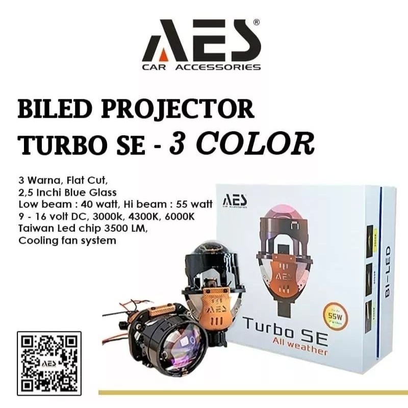 biled AES TURBO SE all weather . biled AES 3 warna