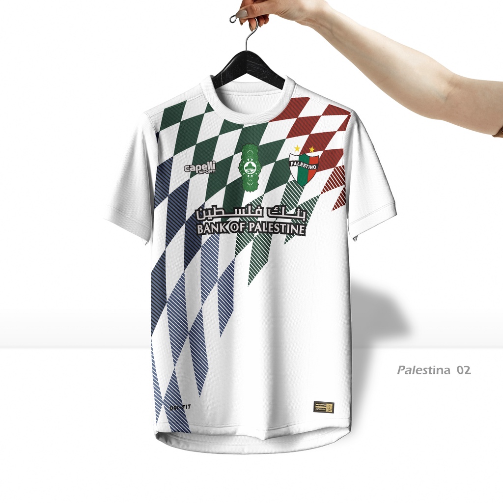 Kaos Palestina / Baju Palestina Semangka / Jersey Bola Palestina Putih Pria Wanita piknowpis