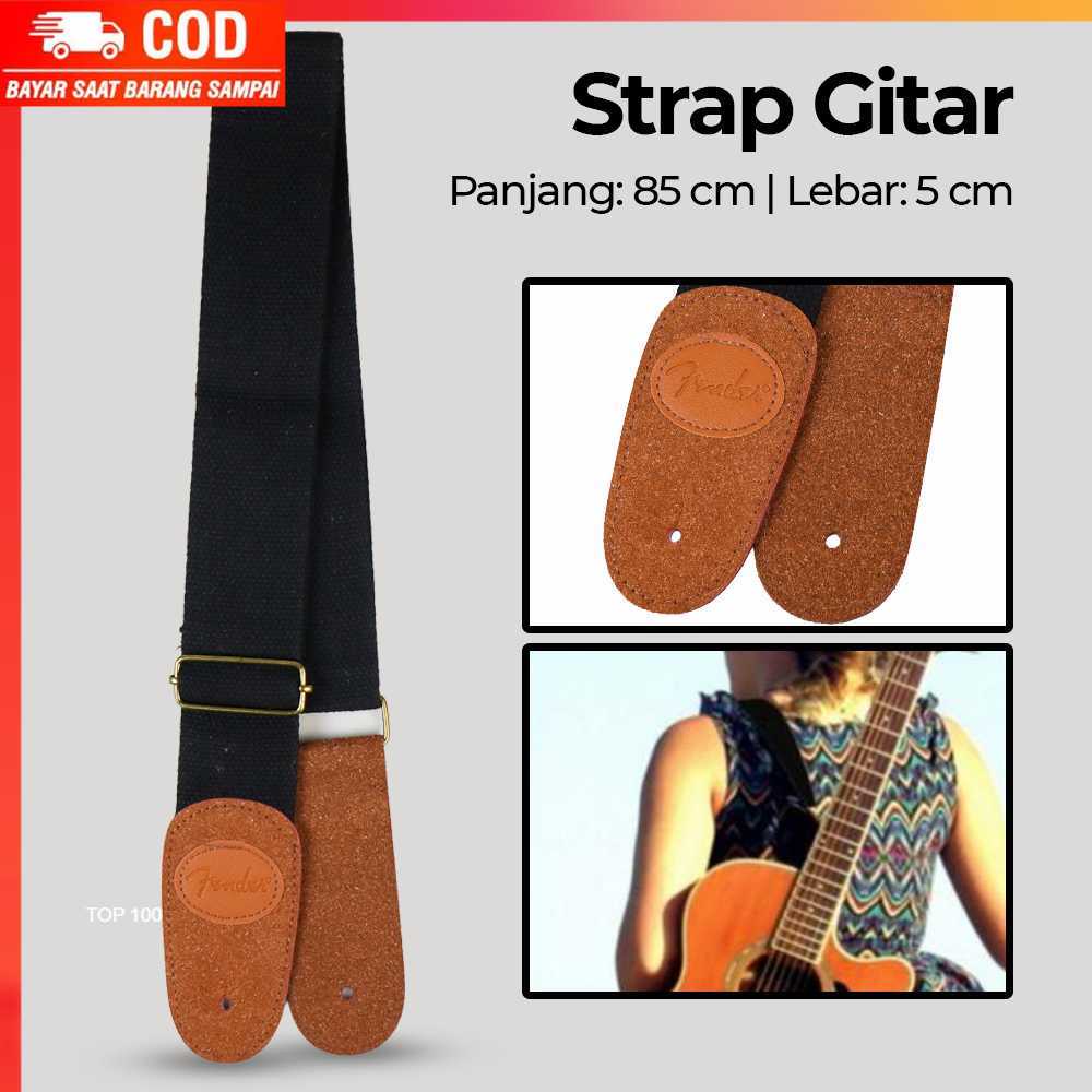 ( 100% BARANG ORI ) Fender Tali Strap Gitar - 27B