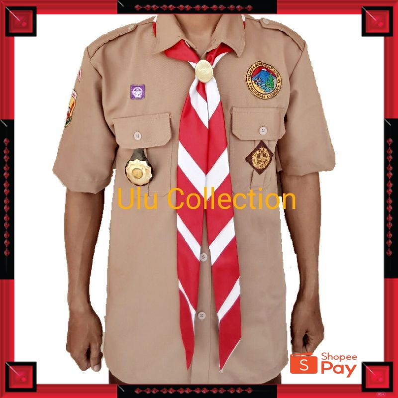 

12.12 SERAGAM SALE / Baju Pramuka Pembina Rapilo Larici Lengan Pendek Seragam Harian