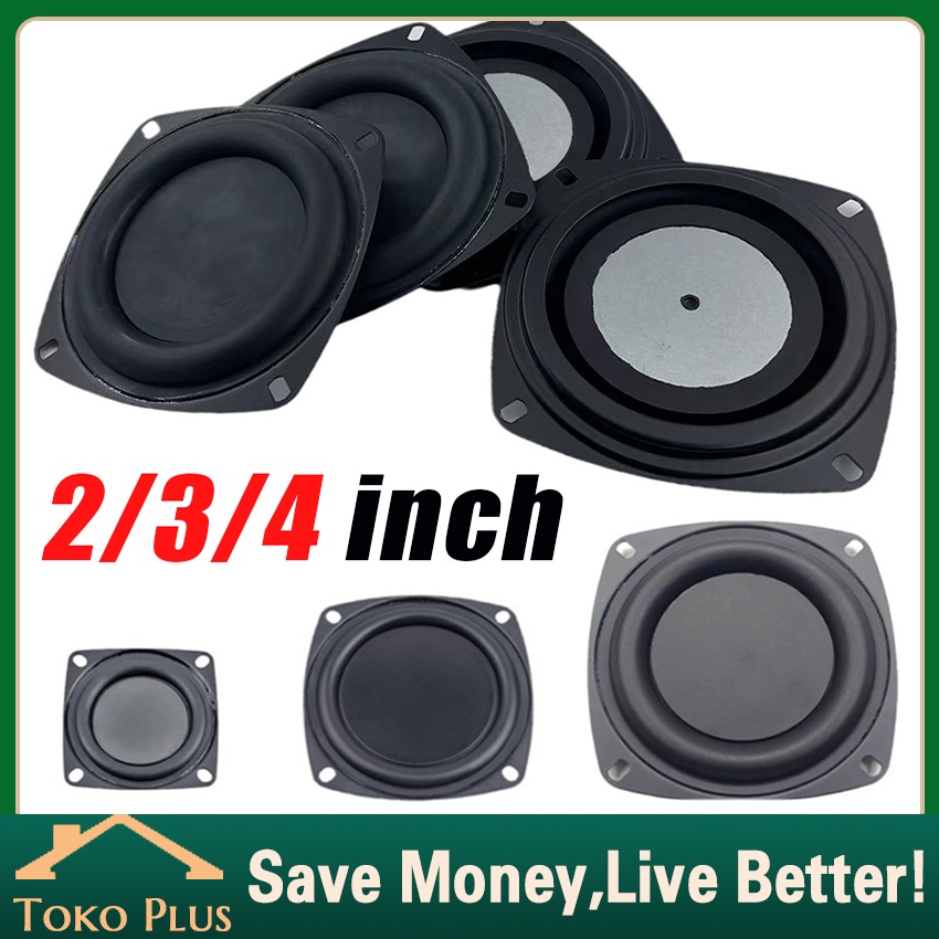 Passive Bass Pasif Radiator 4 inch/3 Inch/2 Inch Kualitas Bagus DIY Pengganti Speaker Membran Woofer